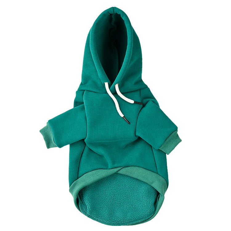 Pet Dog Fashion Simple Hooded Sweater